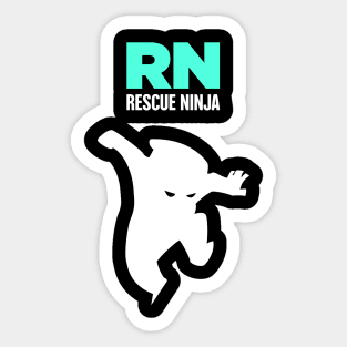 RN Ninja | Registered Nurse Nursing Gift Sticker